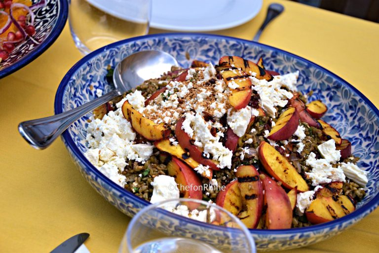 grain-peach-salad