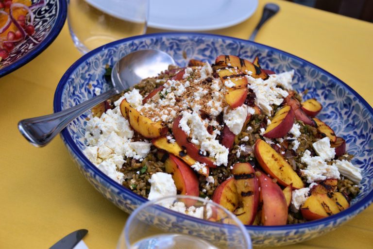 grain-peach-salad