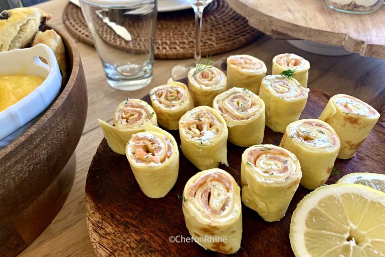 salmon-roulades